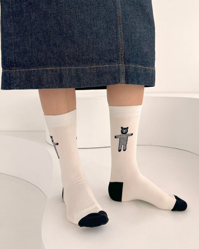 【バーンストア】Bonjour March / Rag doll socks