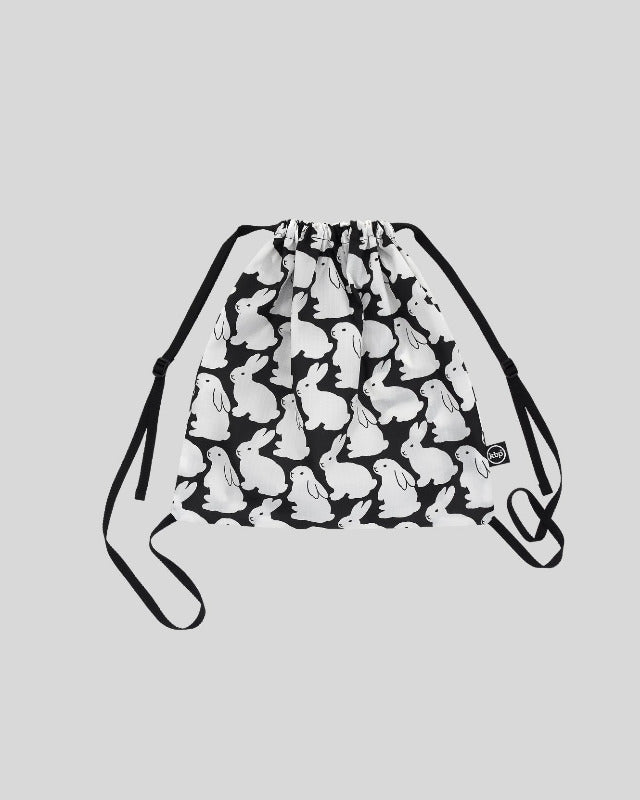 kitty bunny pony(キティーバニーポニー)/ Ripstop Little Black Bunnies String Backpack Ⅱ S【バーンストア】