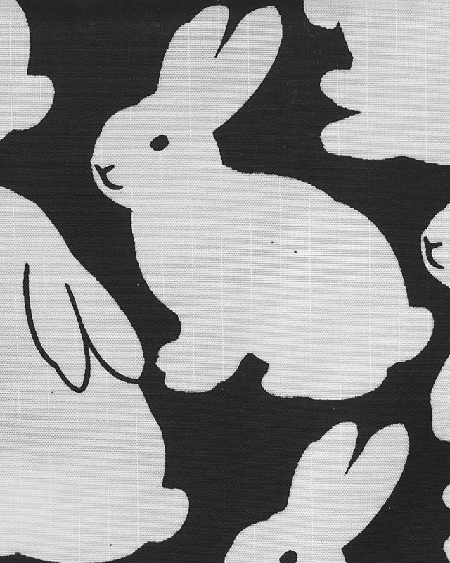 kitty bunny pony(キティーバニーポニー)/ Ripstop Little Black Bunnies Big String Pouch【バーンストア】