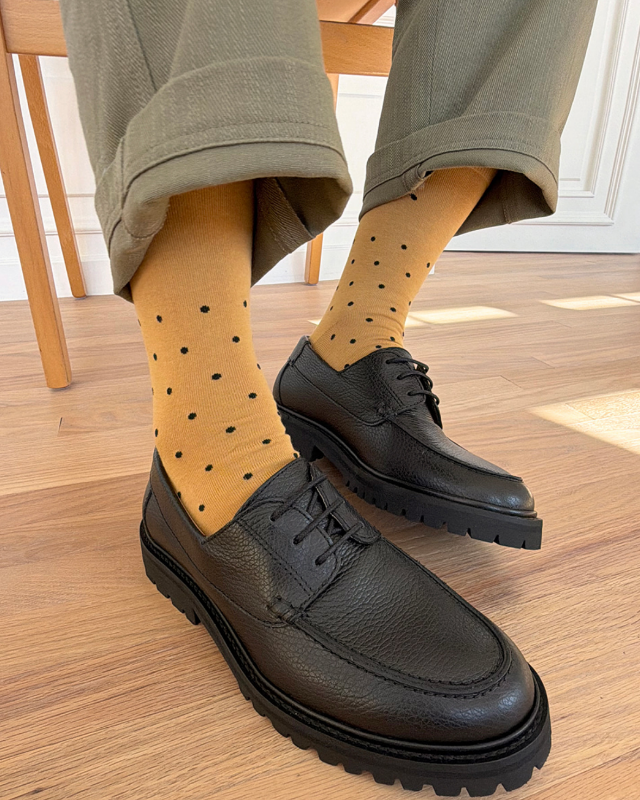 Bonjour March / sheep socks- men 【バーンストア】