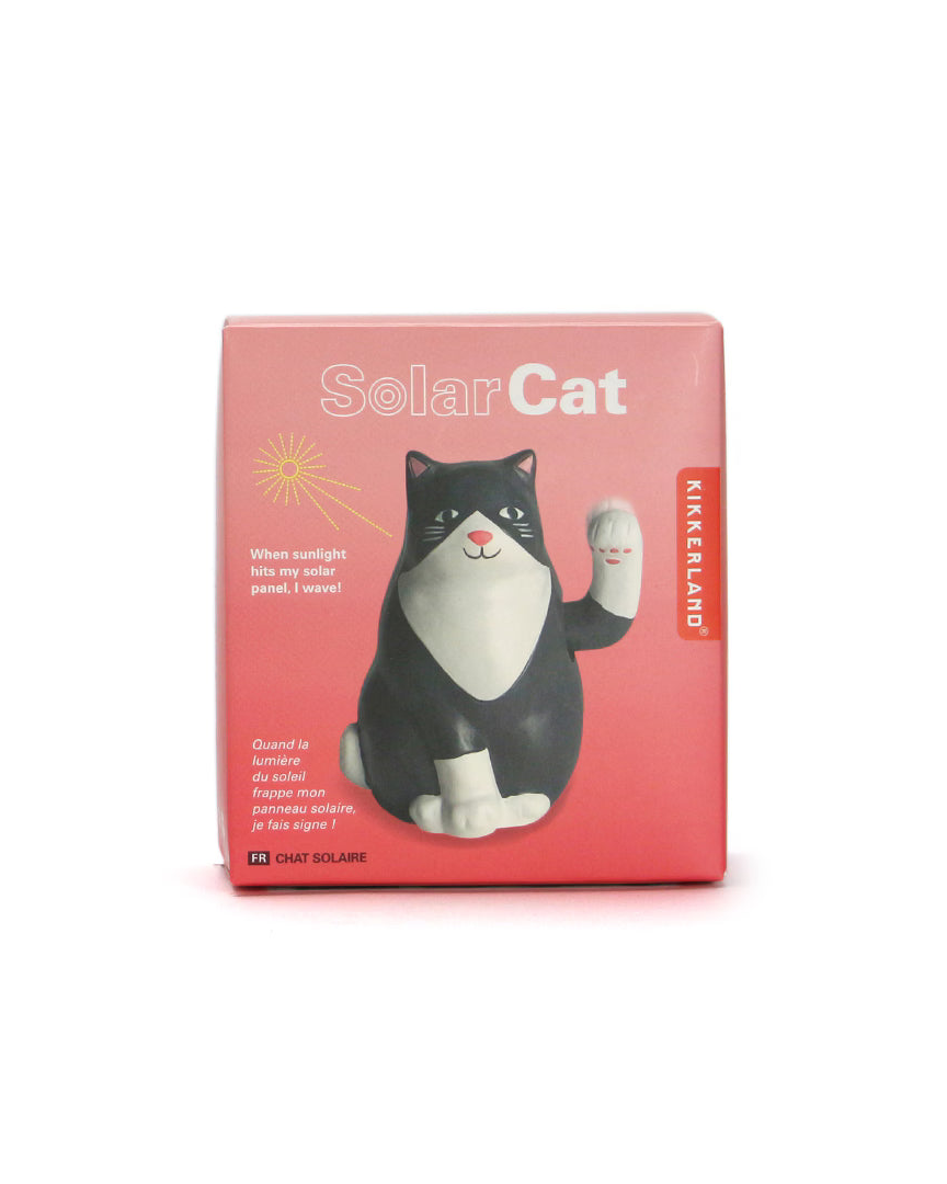 KIKKERLAND(キッカーランド)/ Solar Cat ソーラーキャット | 太陽光で動く猫のオブジェ 【サラダボゥル】