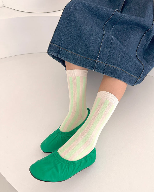【バーンストア】Bonjour March / Spring socks Mint