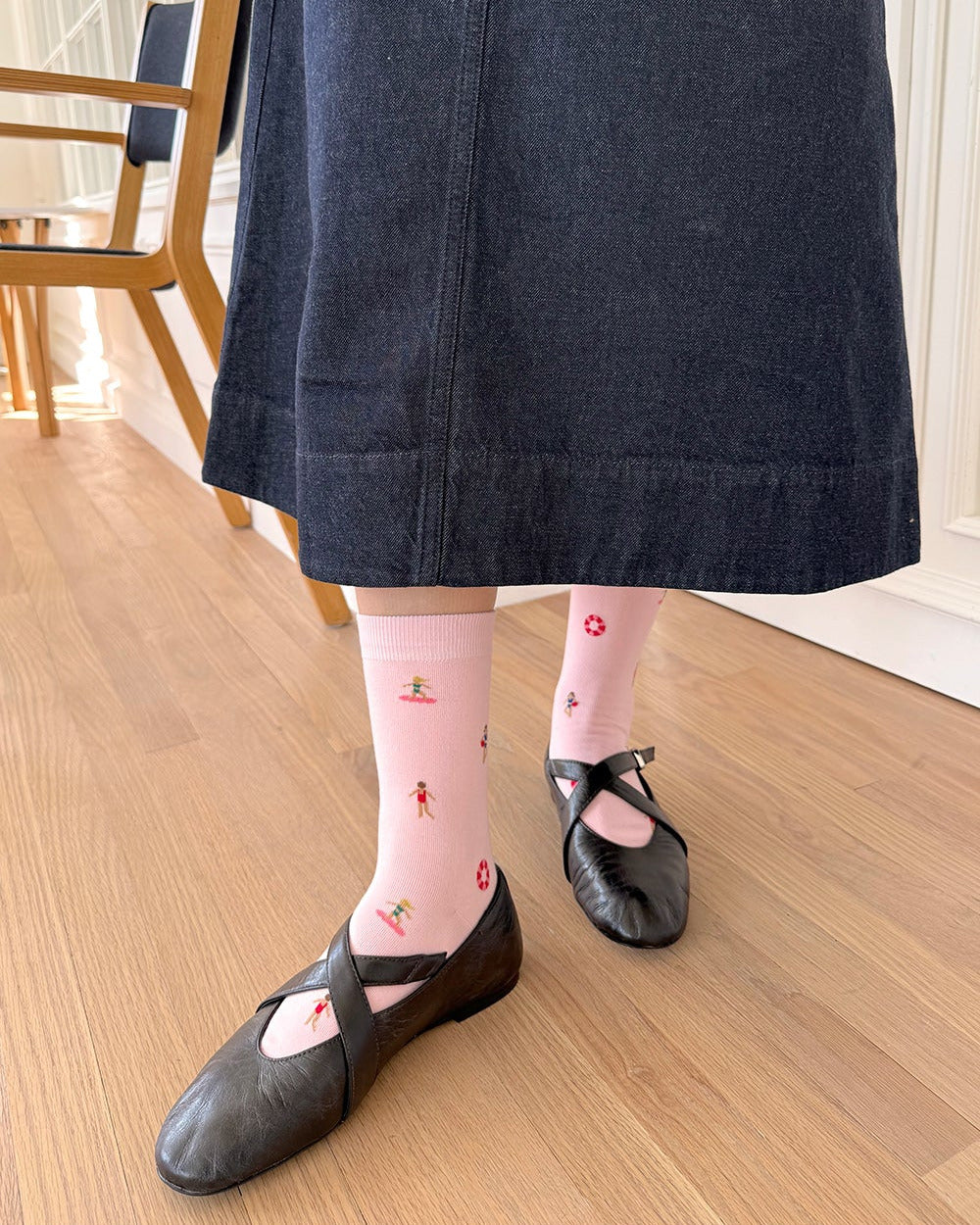 【バーンストア】Bonjour March / swimming pool socks