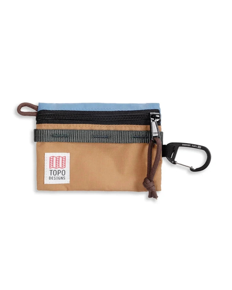 TOPO DESIGNS (トポデザイン)/ MOUNTAIN ACCESSORY BAG ‐ River Blue/ Brown Oak 【バーンストア】