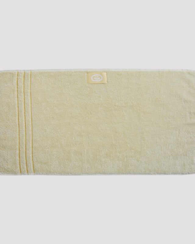 【バーンストア】ooowl / TOWEL LOVE YELLOW STRIPE