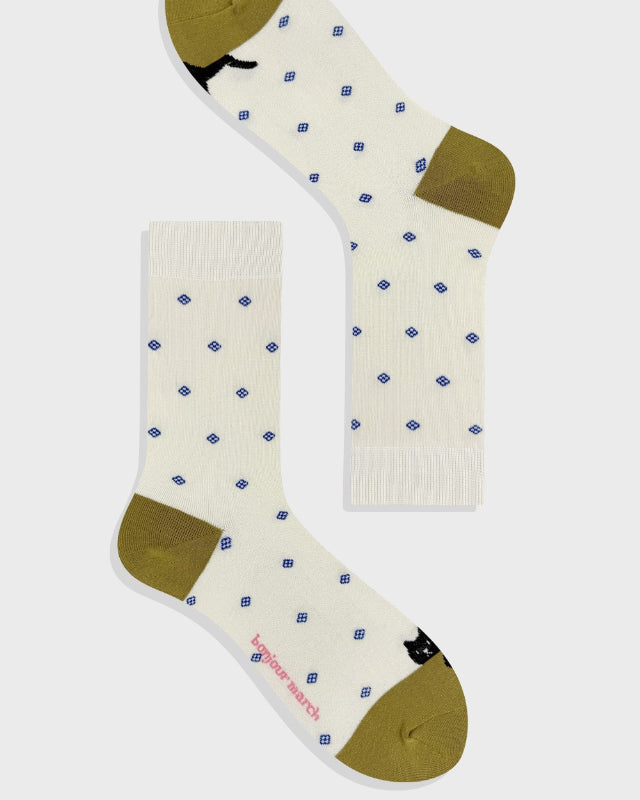 【バーンストア】Bonjour March / Lazy cat socks