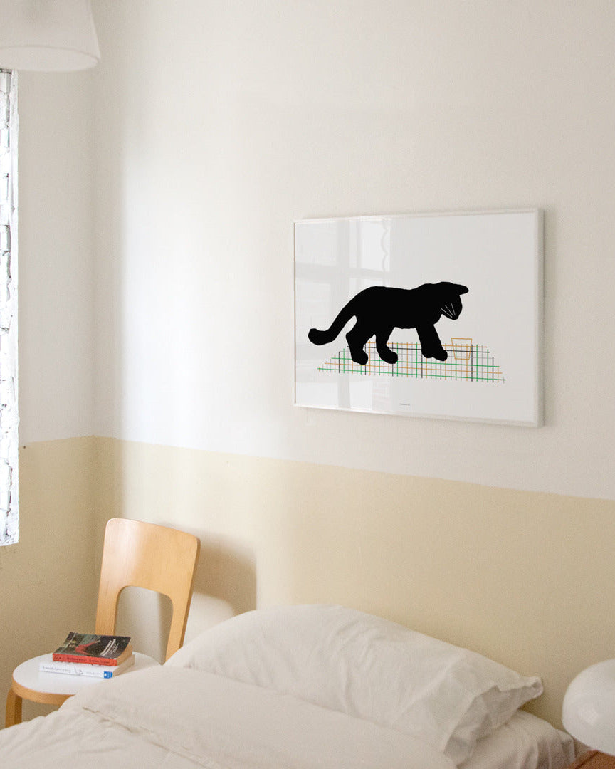WARMGREY TAIL(ウォームグレーテール）/ BLACK CAT POSTER 300mm x