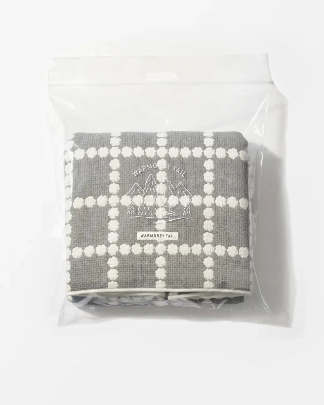 WARMGREY TAIL(ウォームグレーテール)/ BUNNY BUNNY COTTON MODAL BLANKET - WARMGREY【バーンストア】
