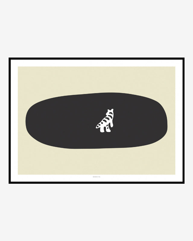 【バーンストア】WARMGREY TAIL / CIRCLE & TIGER POSTER 300mm x 400mm