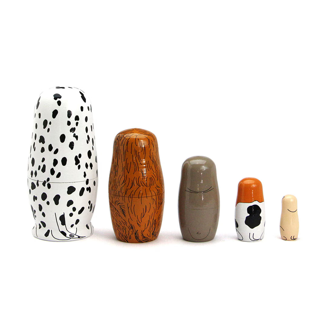 MIDORI KOMATSU(ミドリコマツ)/ Partners Matryoshka:パートナーズ 犬のマトリョーシカ 【サラダボゥル】