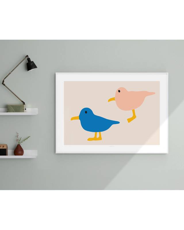 【バーンストア】WARMGREY TAIL / TAKE OFF - BEIGE POSTER 300mm x 400mm WA21340/WA21341