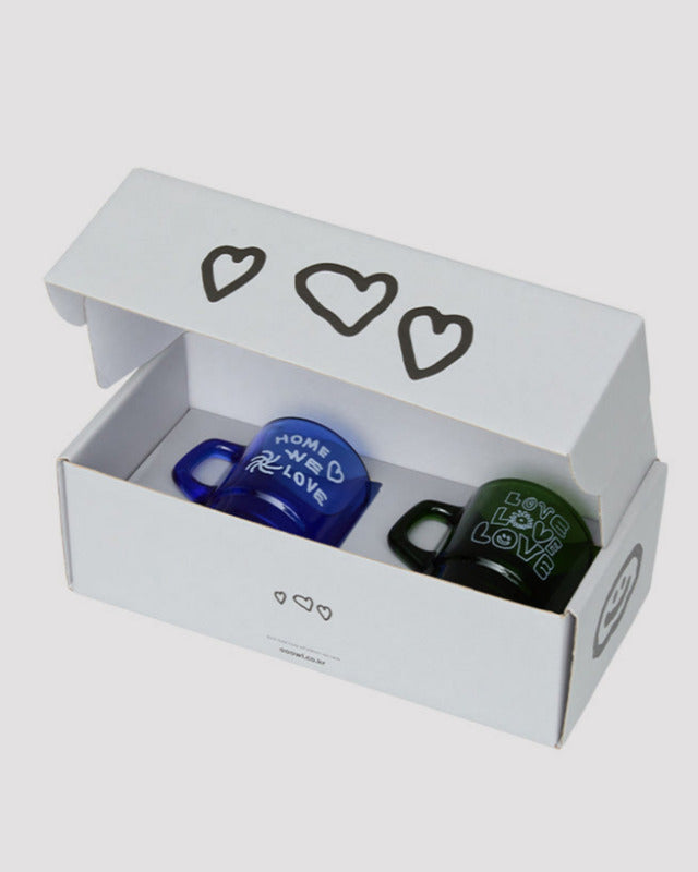 【バーンストア】ooowl / MILK GLASS LOVE GIFT SET