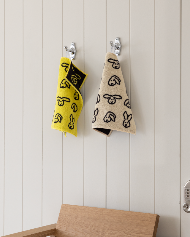 【バーンストア】WARMGREY TAIL / BUNNY BUNNY HAND TOWEL - CREAM