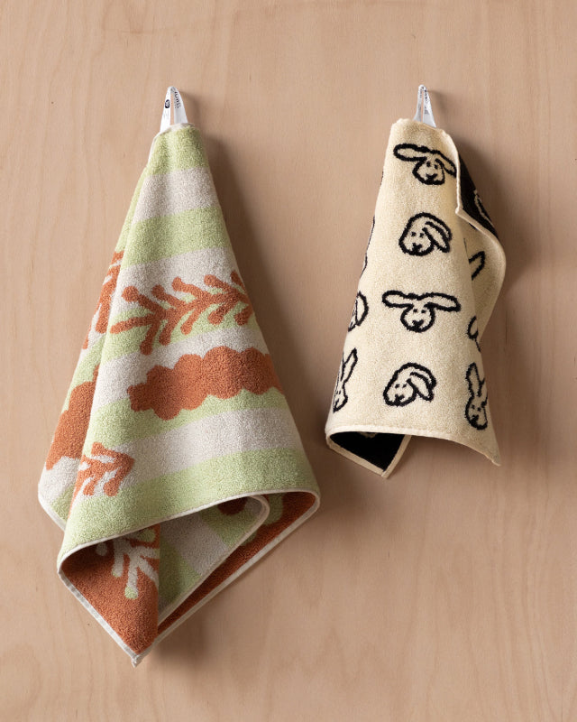 【バーンストア】WARMGREY TAIL / BUNNY BUNNY HAND TOWEL - CREAM