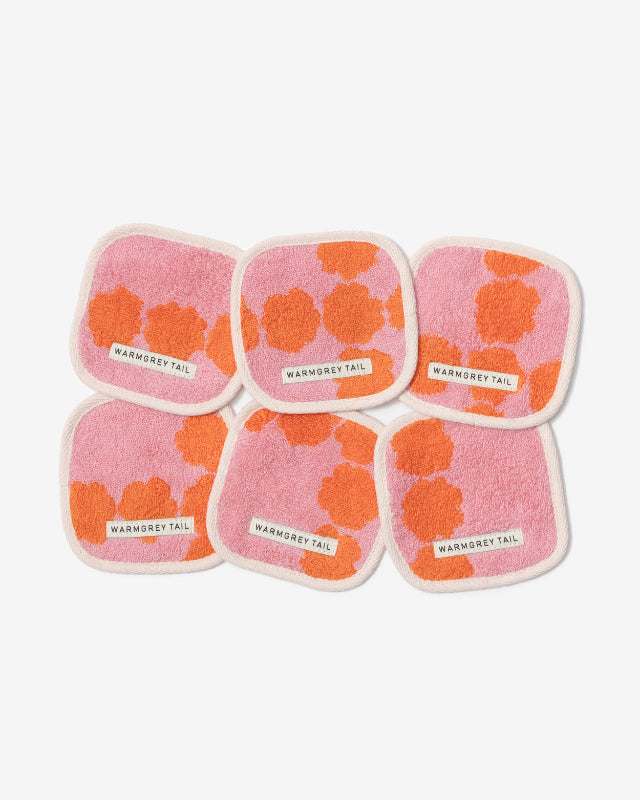 【バーンストア】WARMGREY TAIL / BLOSSOM TOWEL COASTER - PINK