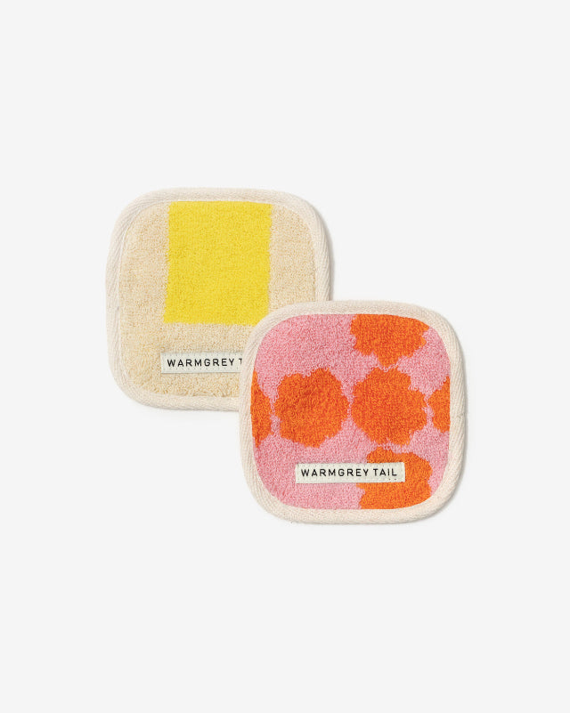 【バーンストア】WARMGREY TAIL / BLOSSOM TOWEL COASTER - PINK