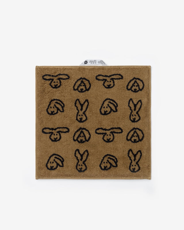 【バーンストア】WARMGREY TAIL / BUNNY BUNNY HAND TOWEL - BROWN
