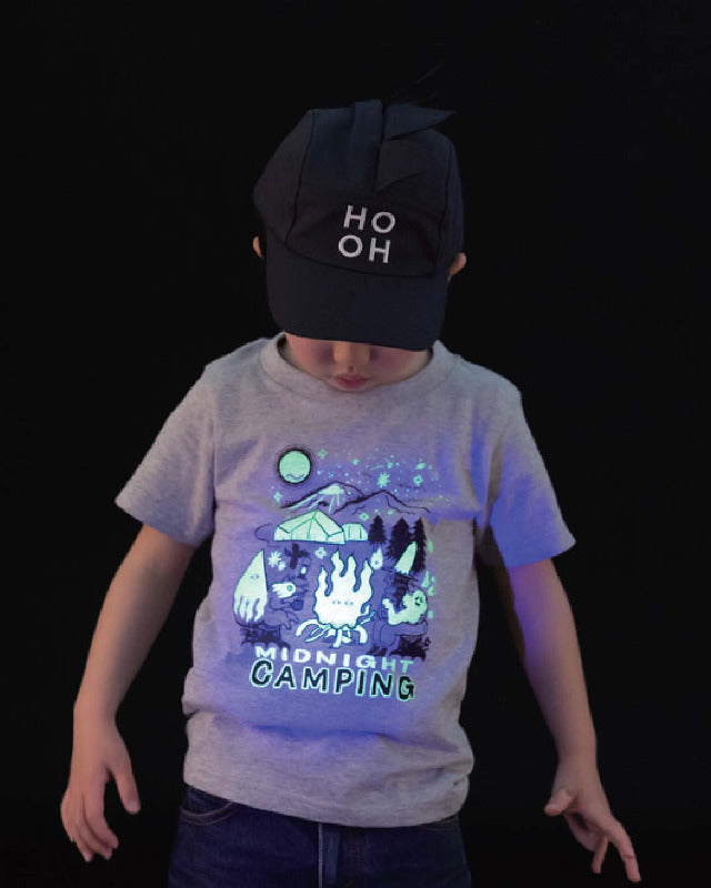 GLOW CASPER(グロウキャスパー) / MIDNIGHT CAMP Tシャツ -GRAY【バーンストア】
