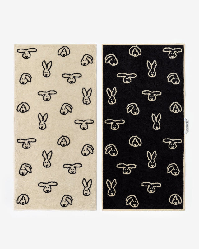 【バーンストア】WARMGREY TAIL / BUNNY BUNNY FACE TOWEL - CREAM