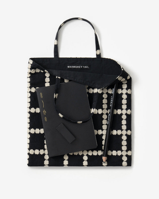 WARMGREY TAIL(ウォームグレーテール)/ BLOSSOM CHECK MINI BAG - BLACK【バーンストア】