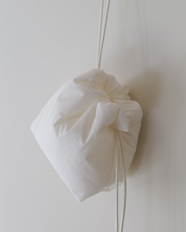 MERGE(マージ)/ Puff Mini Out Bag-IVORY【バーンストア】