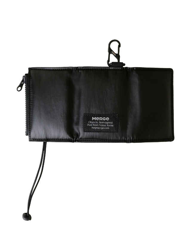 MERGE(マージ)/ Foldy Wallet -Mute Black-【バーンストア】