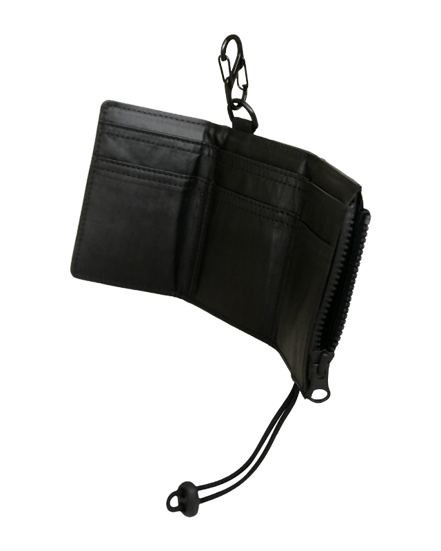 MERGE(マージ)/ Foldy Wallet -Mute Black-【バーンストア】