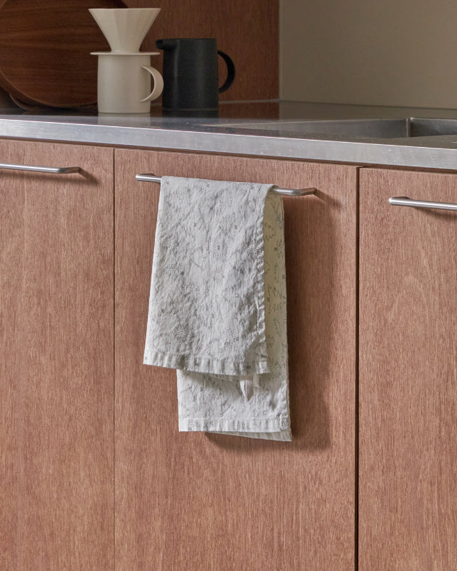 【バーンストア】WARMGREY TAIL / NORTH LAND KITCHEN CLOTH - SNOW キッチンクロス