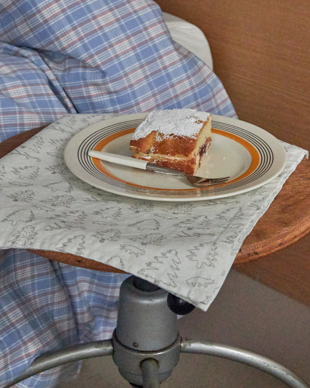 【バーンストア】WARMGREY TAIL / NORTH LAND KITCHEN CLOTH - SNOW キッチンクロス