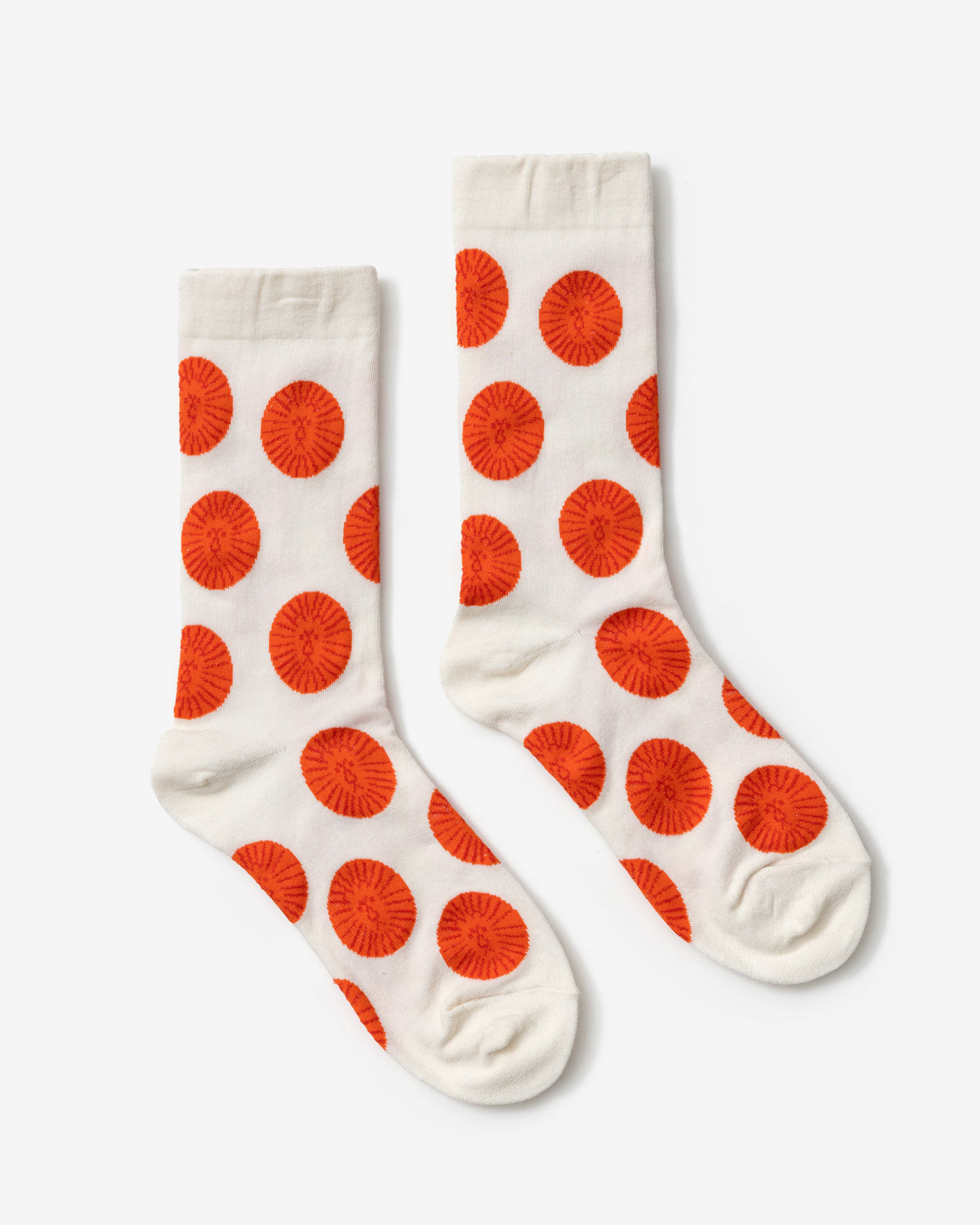 【バーンストア】WARMGREY TAIL / LION SOCKS - RED