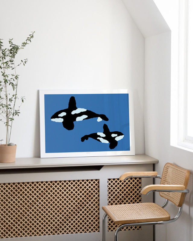 【バーンストア】WARMGREY TAIL / ORCA POSTER 300mm x 400mm WA21345/WA21346