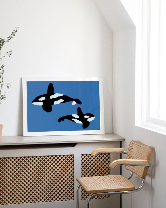 WARMGREY TAIL(ウォームグレーテール)/ ORCA POSTER 300mm x 400mm【バーンストア】