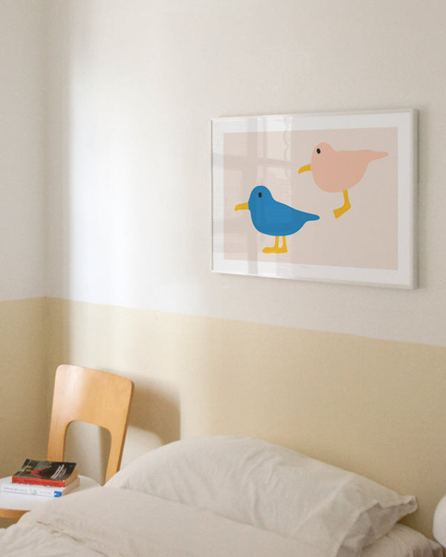 WARMGREY TAIL(ウォームグレーテール) / TAKE OFF - BEIGE POSTER 300mm x 400mm【バーンストア】