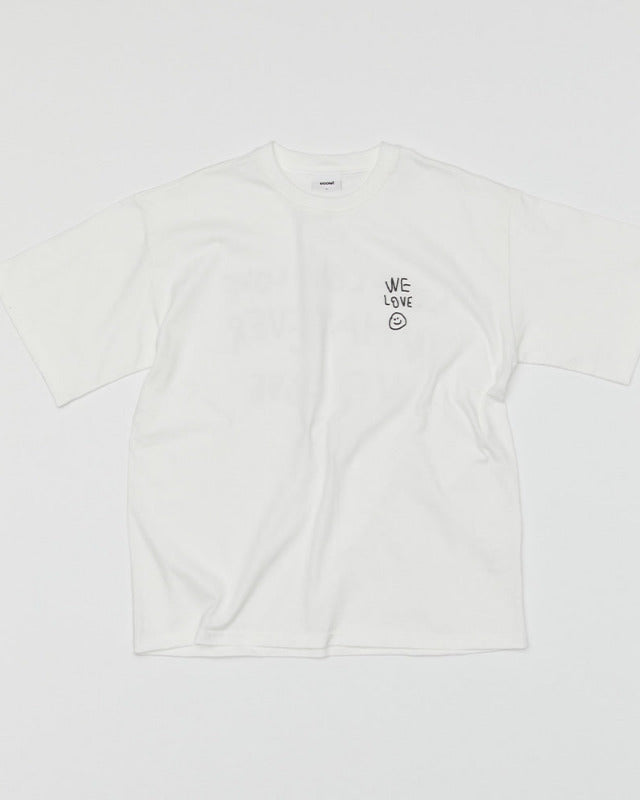 【バーンストア】ooowl /   T SHIRT WE LOVE WHITE