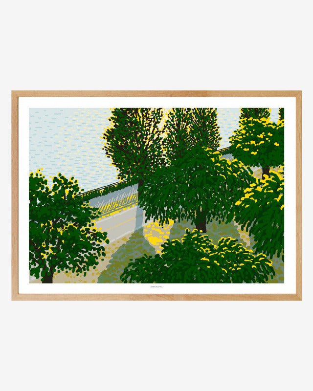 【バーンストア】WARMGREY TAIL / RIVERSIDE POSTER 500mm x 700mm