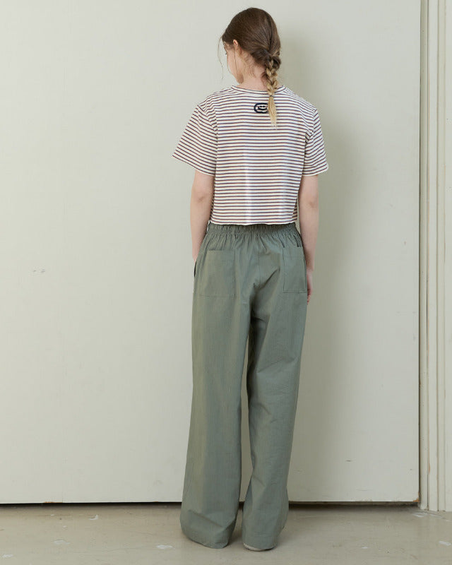 【バーンストア】ooowl /  IN AND OUT PANTS LOVE KHAKI