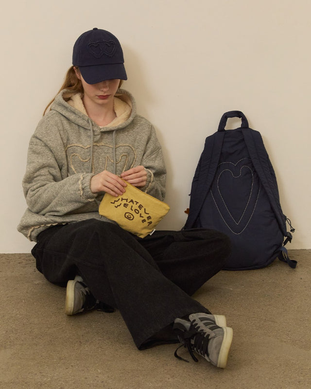 【バーンストア】ooowl /  PIGMENT POUCH WE LOVE MUSTARD