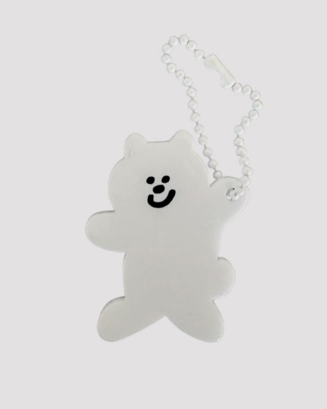 【バーンストア】ooowl /  KEYRING BEAR WHITE