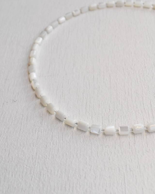 ROSETTAPRAYER（ロゼッタプレア） / PEARL SHELL TOGGLE NECKLACE- CYLINDER【バーンストア】