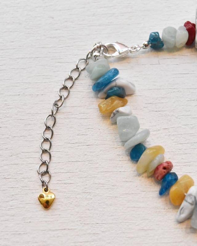 ROSETTAPRAYER（ロゼッタプレア） / NATIRAL CRYSTAL CHIP NECKLACE- MIX COLOR【バーンストア】