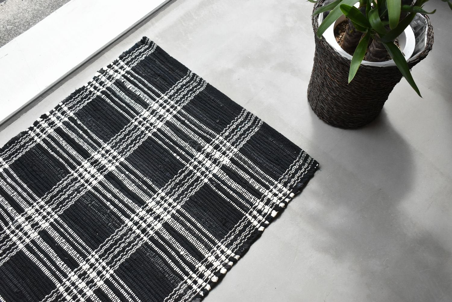 【バーンストア】HOME OF THE BRAVE / INDIGO PAILD RUG 60×91