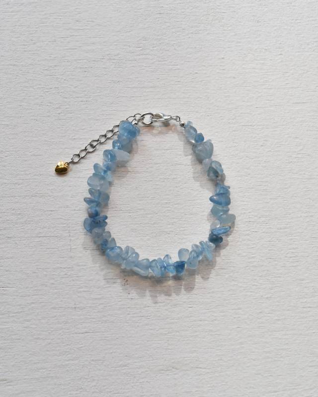 ROSETTAPRAYER（ロゼッタプレア） / NATIRAL CRYSTAL CHIP BRACELET- AQUAMARINE【バーンストア】