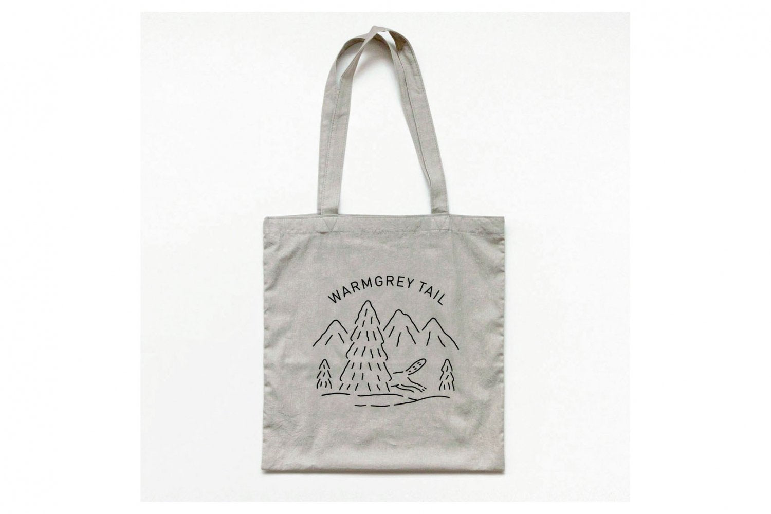 【バーンストア】WARMGREY TAIL / LOGO BAG - WARM GREY