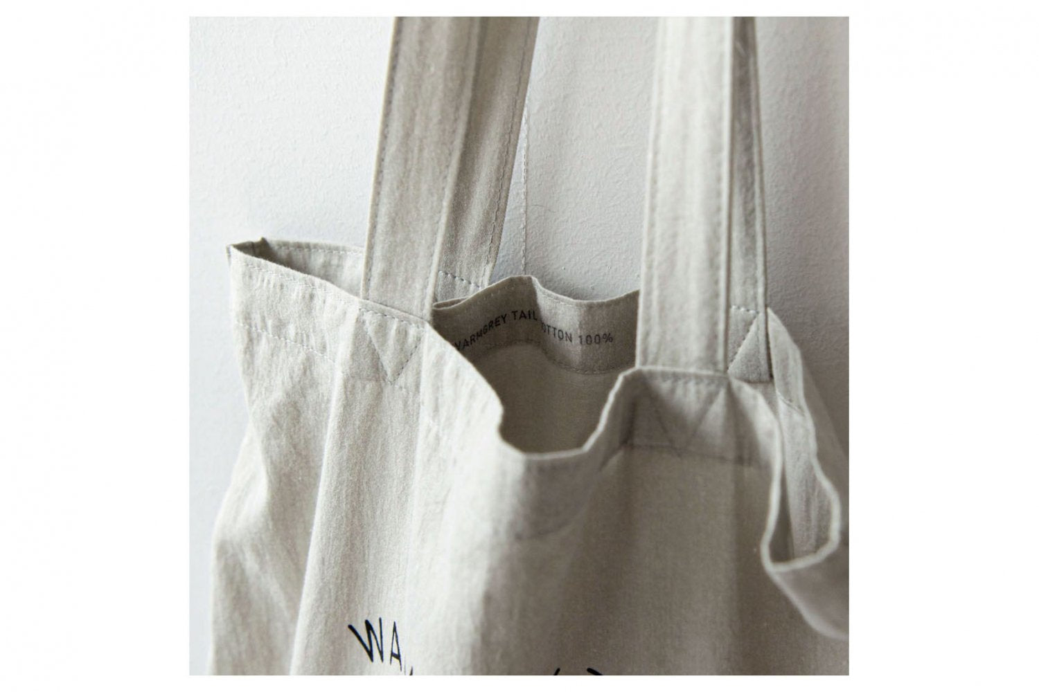 【バーンストア】WARMGREY TAIL / LOGO BAG - WARM GREY