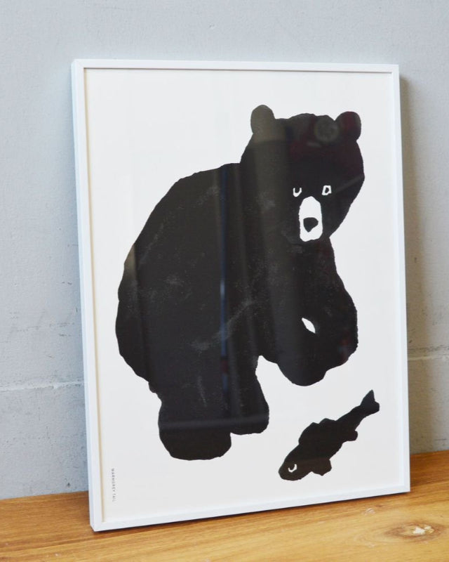 【バーンストア】WARMGREY TAIL / BLACK BEAR POSTER 300x400mm