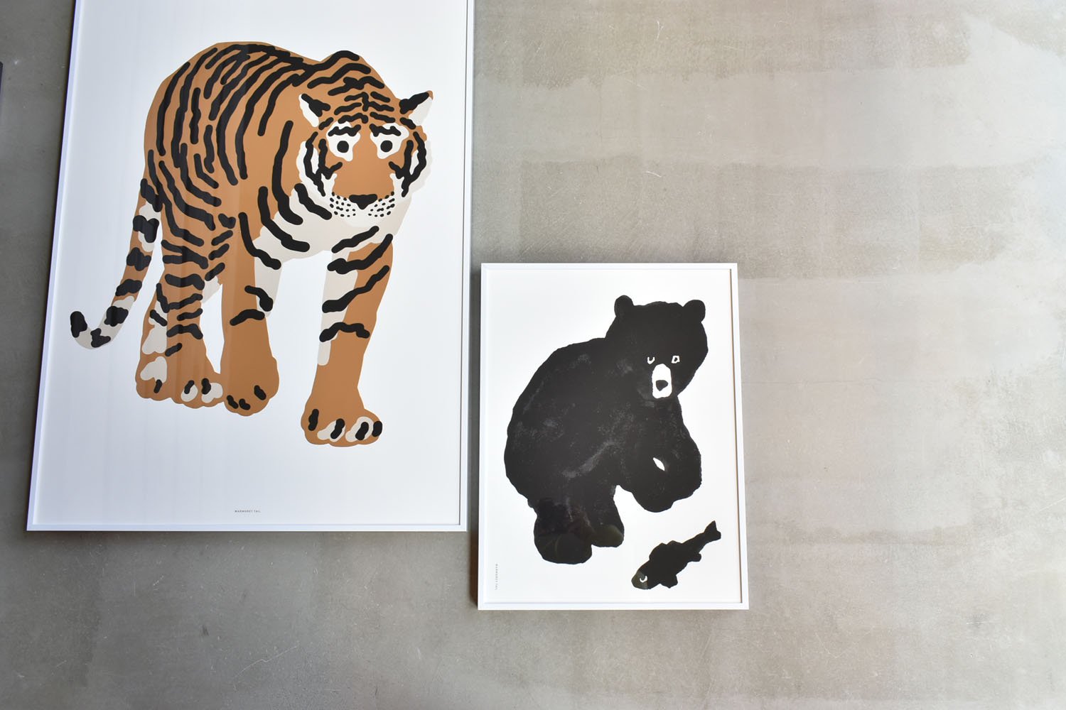 【バーンストア】WARMGREY TAIL / BLACK BEAR POSTER 300x400mm