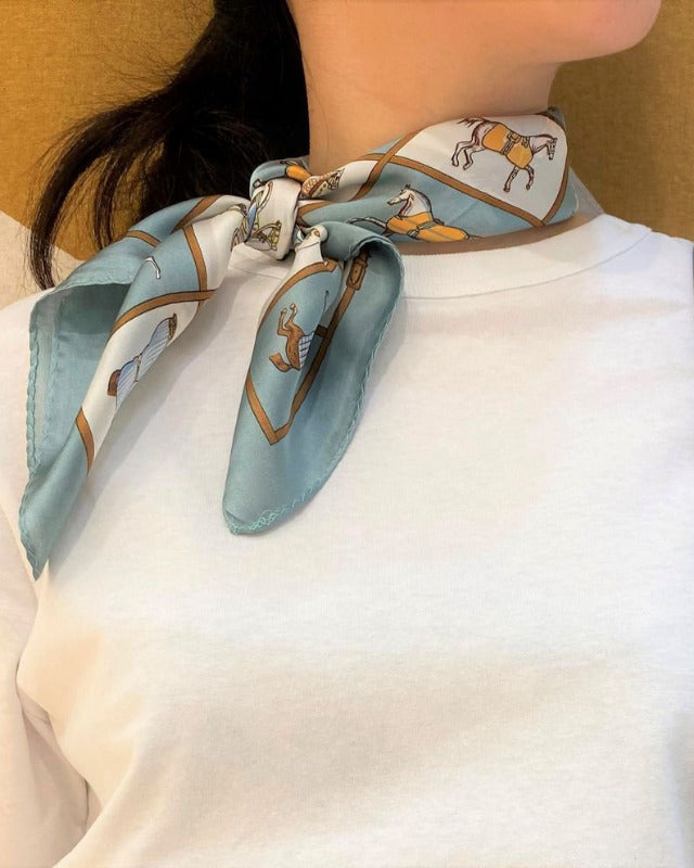 【バーンストア】Horse pattern scarf