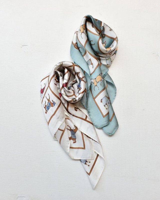 【バーンストア】Horse pattern scarf