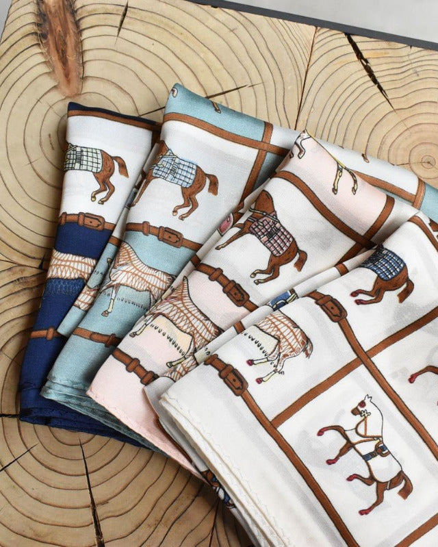 【バーンストア】Horse pattern scarf