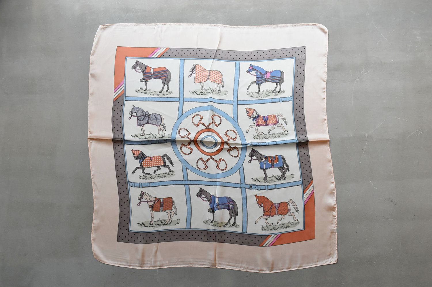 【バーンストア】Horse&Belt pattern scarf